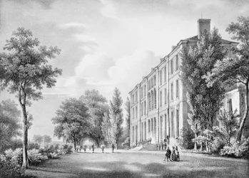 Le Château de Frechines, gravé par C. Motte, vers 1830-40